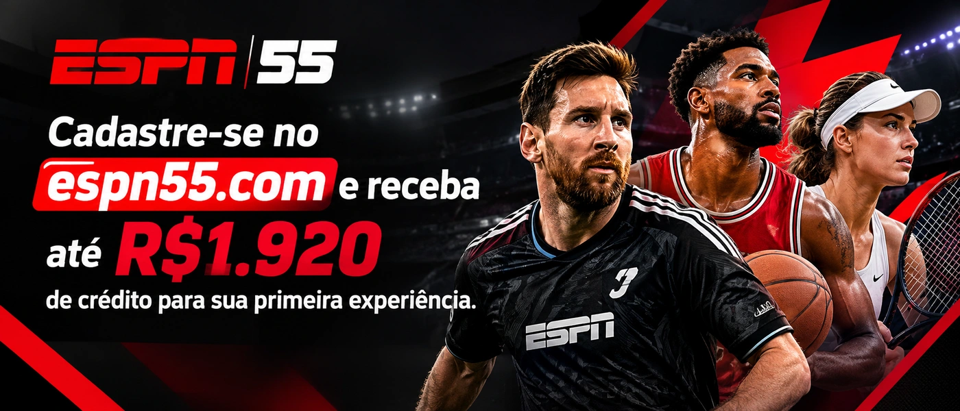 Página do espn com foco em depósito PIX e escolha de valores