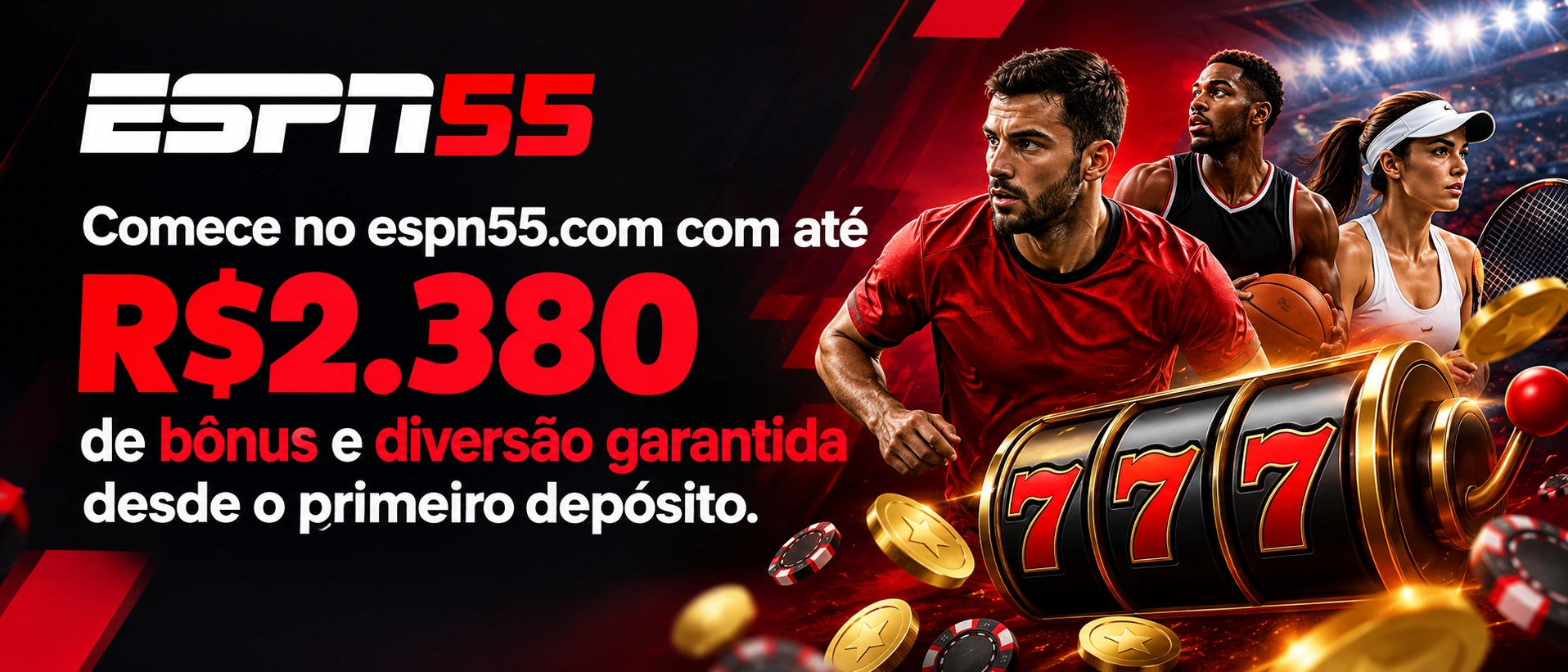 Tela do espn com áreas de conta, suporte e leitura de informações institucionais